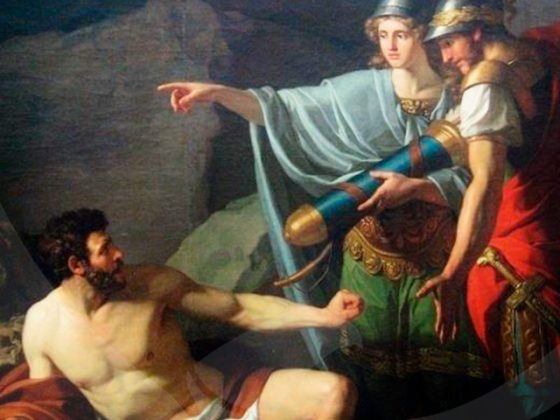 Odisej i Neoptolem skidaju Herkulove strele sa Filokteta, Tailason- Autentično bratstvo među braćom