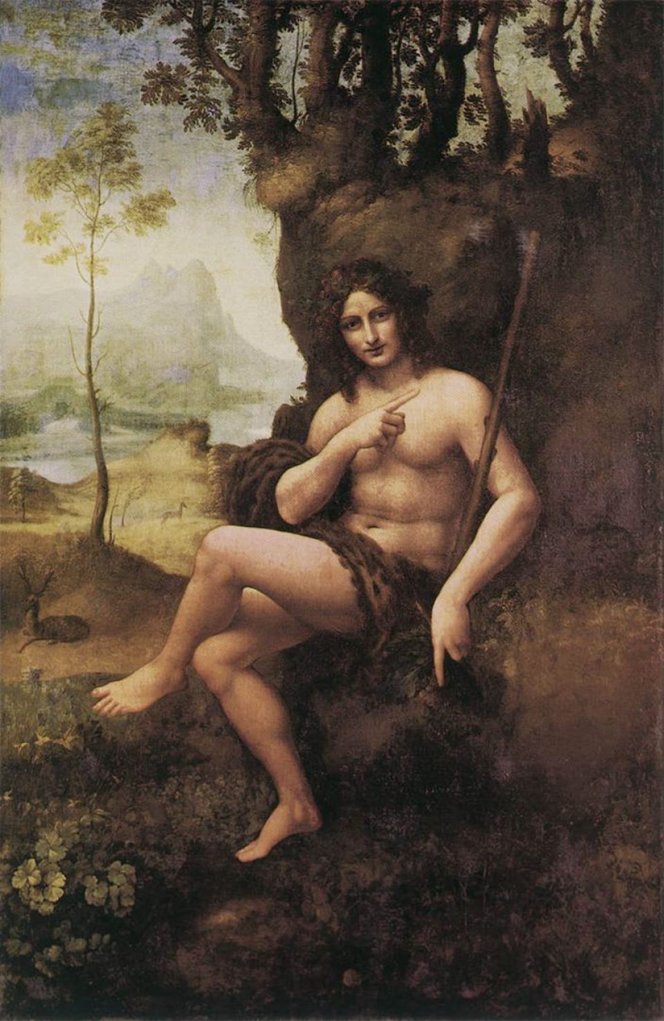 Guden Bacchus av Leonardo