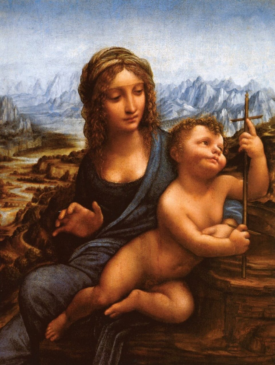 La Virgen de la rueca, Leonardo da Vinci