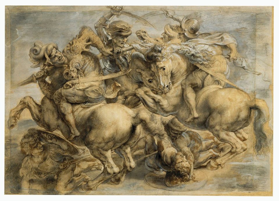 "La batalla de Anghiari", Leonardo da Vinci