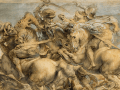 La bataille d’Anghiari est une fresque de Léonard de Vinci