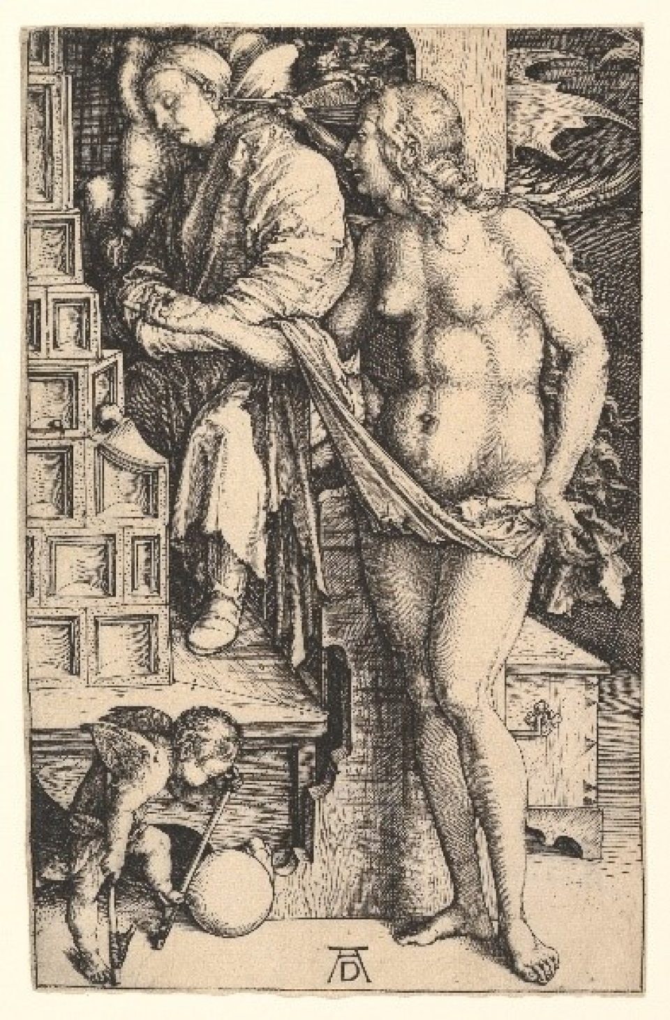 Den sysslolöses frestelse, Albert Durer