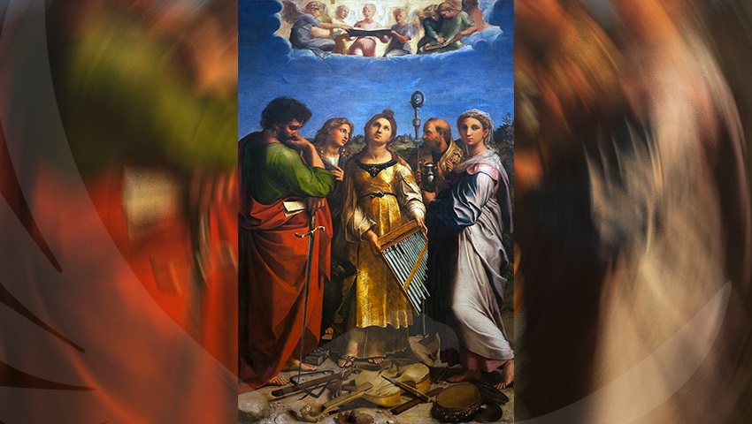 El éxtasis de Santa Cecilia, Raffaello Sanzio