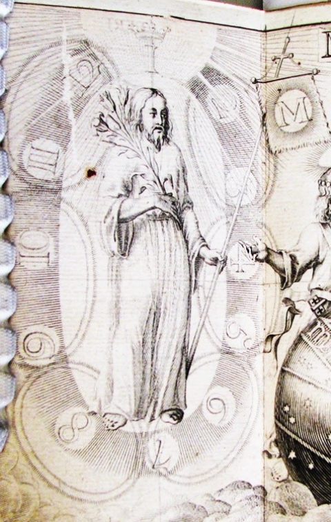 Jésus et Moïse (detail), Jacob Böhme
