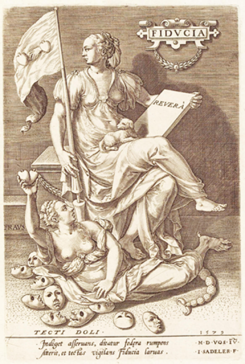 La confiance triomphe sur la tromperie - Marten de Vos (1532-1603)