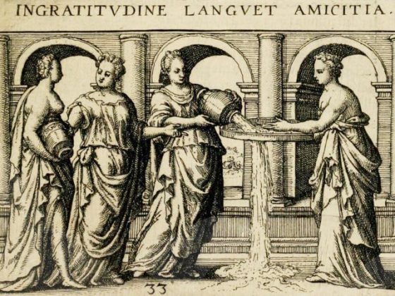 Ingratitudine languet amicitia, Jean Jacques Boissard ─1528-1602─