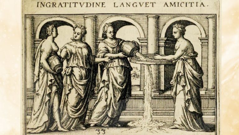 Ingratitudine languet amicitia, Jean Jacques Boissard ─1528-1602─