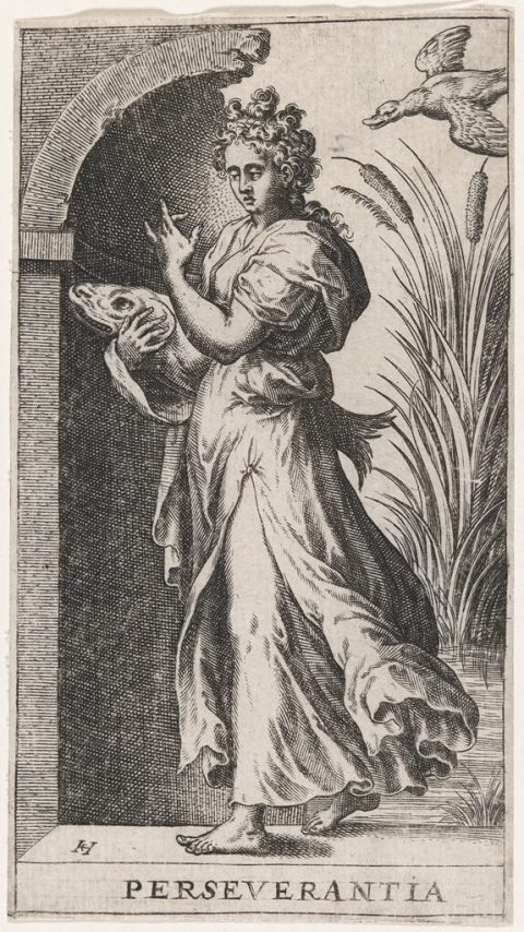 Perseverantia, Hans Collaert the Elder, (1525/30-1580)