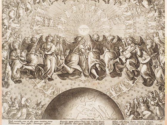 Creation, Job, 38, Encomium musices, Felipe Gallaeus, (c. 1600)