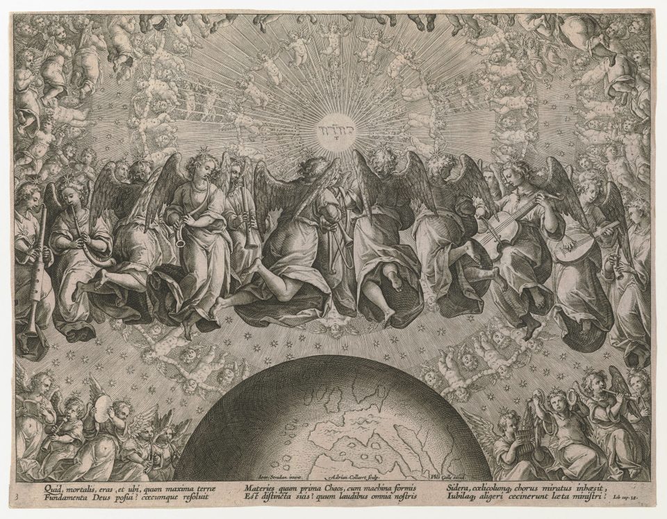 Creación, Job, 38, Encomium musices, Felipe Gallaeus, (c. 1600)