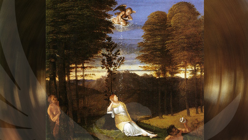 Allegory of chastity, Lorenzo Lotto