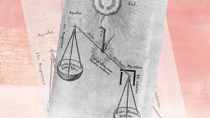 El pesaje de los mundos, Robert Fludd