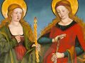 Sfânta Lucia, Sfânta Genoveva, Domenico Beccafumi