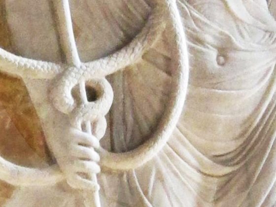 Dios Mercurio, Templo Malatestiano de Rímini. Por Agostino di Duccio