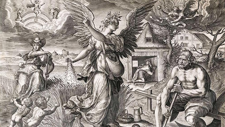 Hope, seed of faith, Hieronymus Wierix