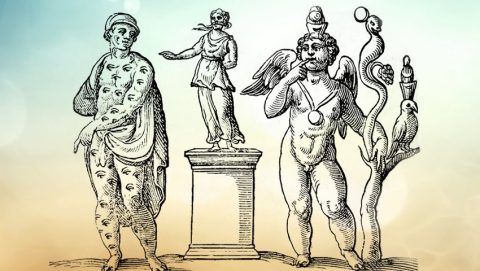 Imágenes de los Dioses de la antigüedad (Harpócrates, Angerona), Vincenzo Cartari Imágenes de los Dioses de la antigüedad (Harpócrates, Angerona)