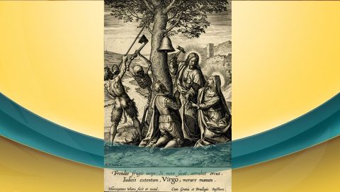 L'heure de la mort ou la Vierge intervenant en faveur d'un suppliant, Hieronymus Wierix L'heure de la mort ou la Vierge intervenant en faveur d'un suppliant, Hieronymus Wierix