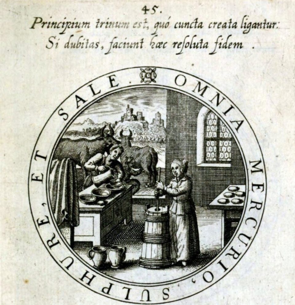 Toutes les choses existent grâce au Mercure, au Soufre et au Sel, Jacob Bornitz Toutes les choses existent grâce au Mercure, au Soufre et au Sel, Jacob Bornitz