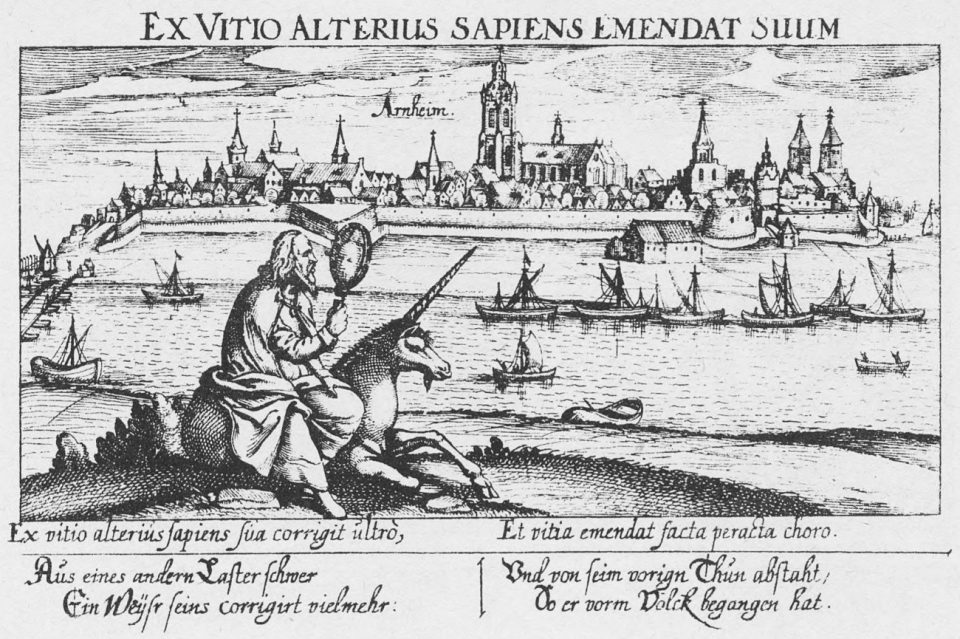 Ex vitio alterius sapiens emendat suum, Daniel Meisner "Ex vitio alterius sapiens emendat suum" (Din greșeala altuia, înțeleptul își îndreaptă propria greșeală), Daniel Meisner