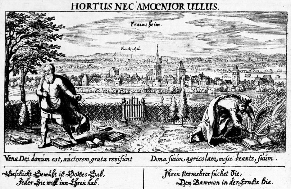 Hortus nec amoenior ullus, Daniel Meisner "Hortus nec amoenior ullus", Ningún jardín es más ameno, Daniel Meisner